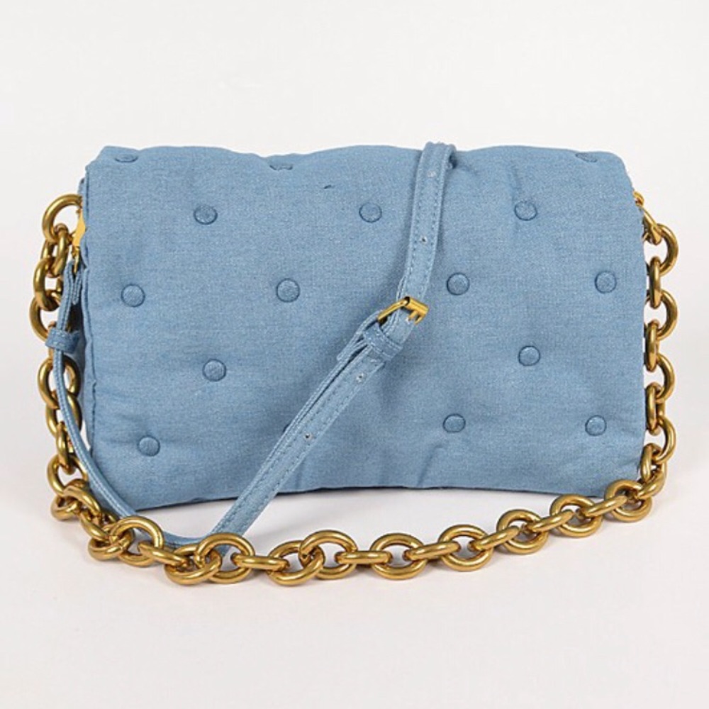 Denim Clutch